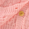 thumbnail image 5 of Winter Baby Boys Girls Sweaters Cardigans Autumn Pure Color Long Sleeve Knitted Newborn Infant Toddler Outwear Jackets with Hood, 5 of 5