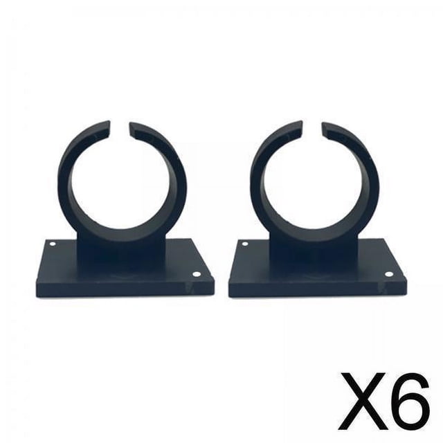 Clip para colgar micrófono Baoblaze 2x soporte adhesivo portátil 6 piezas