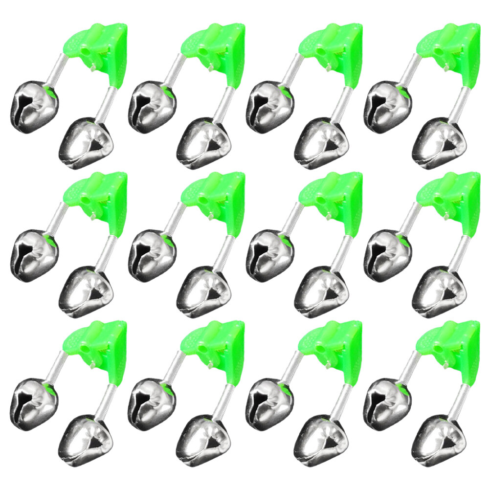30Pcs Fishing Dual Alert Bells Fishing Rod Alarm Bells Fishing Rod
