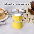 thumbnail image 2 of Ywmsfl 3/6 Cup Wood Handle Espresso Maker Pots Coffee Brewer Household Small Espresso Pots Stovetop Coffee Maker Enduring, 2 of 9