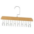 thumbnail image 3 of Colgador de corbatas de madera perfecl organizador colgante Percha para cinturón Color madera, 3 of 8