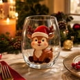 thumbnail image 2 of Cute Christmas Collection Commemorative Glass Cup Large Capacity 2D Printed Glass For Daily Drink Holiday Table Decor Gift, 2 of 8