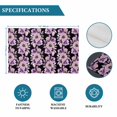 thumbnail image 6 of Purple Floral Placemats Set of 4, Abstract Watercolor Flower Leaf Plant Placemats for Dining Table, Place Mats for Kitchen Tabletop, Waterproof Wipeable Dining Table Mats Set, 6 of 9