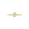 thumbnail image 2 of ARAIYA FINE JEWELRY 14K Yellow Gold Lab-Grown Pear-shape Diamond Solitaire Engagement Ring (2/5 Cttw, D-F Color, VS1 Clarity) Size 10, 2 of 7