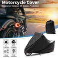 thumbnail image 3 of Cubierta de motocicleta a medida Unique Bargains 301D-PU negra para Suzuki V-Strom 250 2022-2024, cubierta impermeable para motocicleta al aire libre, 3 of 7