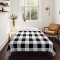 thumbnail image 4 of Vintage Farmhouse Tapestry for Bedroom Wall Hanging Tapestry, Black and White Checkered Ceiling Backdrop Tapestries Poster Blanket Wall Decor for Teens Room Living Room Dorm 59" x 90", 4 of 8
