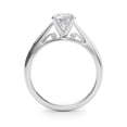 thumbnail image 2 of Arise Jewel Stamped 14K White Gold Plated Wedding Rings - Round Cut 1.7 Ct Moissanite Engagement Rings - Wedding Anniversary Gifts - Anniversary Gift - Special Occasion Women's Rings Gifts, 2 of 3