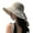 Beige, variant on Large Brim Sun Hats for Women, UV Protection UPF 50+ Outdoor Travel Foldable Wide Brim off Cap, Summer Beach Cap with Neck Flap, Beach Bow Decors Summer Visors Hat, Black