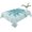 Teal, Aqua, White, variant on Teal Palm Tree Table Cloth Waterproof Tablecloths, Tropical Summer Coastal Vintage Turquoise Tablecloth Dining Table Cover for Kitchen Party Tabletop Outdoor, Rectangle Tablecloth 60x84 Inch