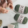 thumbnail image 4 of RKSTN Kiting Crochet 5 Strands Milk Cotton Doll Crochet Diy Knitting Thread Baby Sweater Wool Ball, 4 of 5