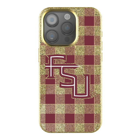 Keyscaper Florida State Seminoles Plaid Bling iPhone Case