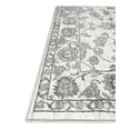 thumbnail image 6 of Unique Loom Boston Collection Area Rug - Floral (5' 3" Octagon white Gray/Ivory), 6 of 7