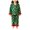a44-Green, variant on KPOPLK Toddler Baby Girls Pajamas Christmas Cute Santa Pjs Long Sleeve Button Snug fit 1T 2T 3T 4T 2Pcs Soft Jammies,Size 6-12 Months