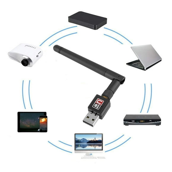 Adapter Wifi Adapter Wireless Adapter W90 RTL8188ETV150M Wireless Adapter 150Mbps USB2.0 WIFI Receiver Adapter