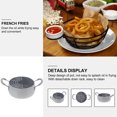 thumbnail image 4 of Weiweiguan 1Pc Tempura Frying Pot Japanese Style Deep Fryer Pan with Oil Drain Rack, 4 of 6