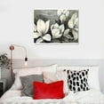 thumbnail image 5 of Nawypu  Magnolia Modern Wrapped Floral Artwork Giclee Canvas Prints White and Grey Flowers Pictures Paintings on Canvas Wall Art Ready to Hang for Living Room Bedroom Home Decorations, 5 of 6