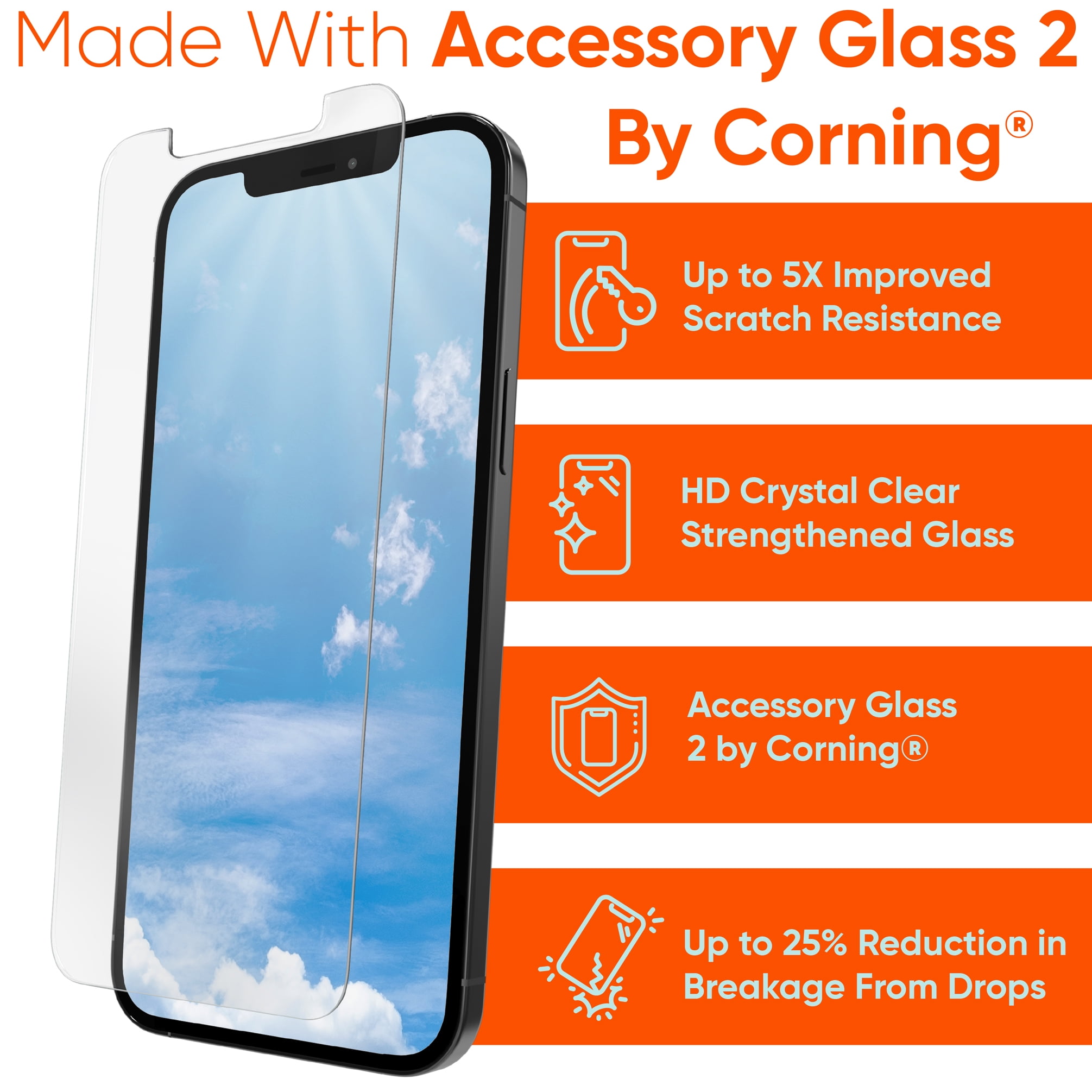 Cristal Templado Iphone 12 Pro Max 9h Biselado X-one - Transparente con  Ofertas en Carrefour