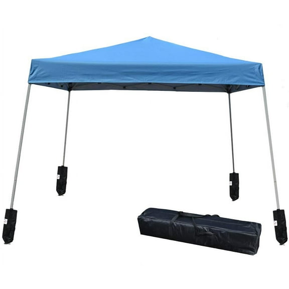 Impact Canopy Slant Leg Canopy with 4 Weight Bags, Blue
