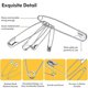 thumbnail image 3 of Safety Pins, 300 Pack, Assorted Safety Pins, Small Safety Pins, Safety Pins Bulk, Large Safety Pins, Safety Pins For Clothes, 3 of 5