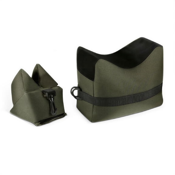 BESTSKY Shooting Rest Bags Front and Rear Bag Combo with Durable Construction and Water Resistance for Outdoor, Range, Hunting Target Stand Hunting Accessories armygreen