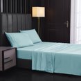 thumbnail image 1 of Bedding, bedding, single piece, solid color matte bed sheets, home textiles, bed sheets, four piece set, 1 of 5