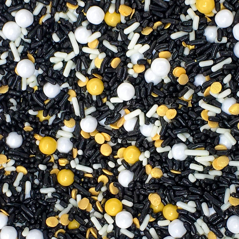 Sprinkle Deco® Black Shabby Elegant Gold Chic Cupcake Cake Decoration