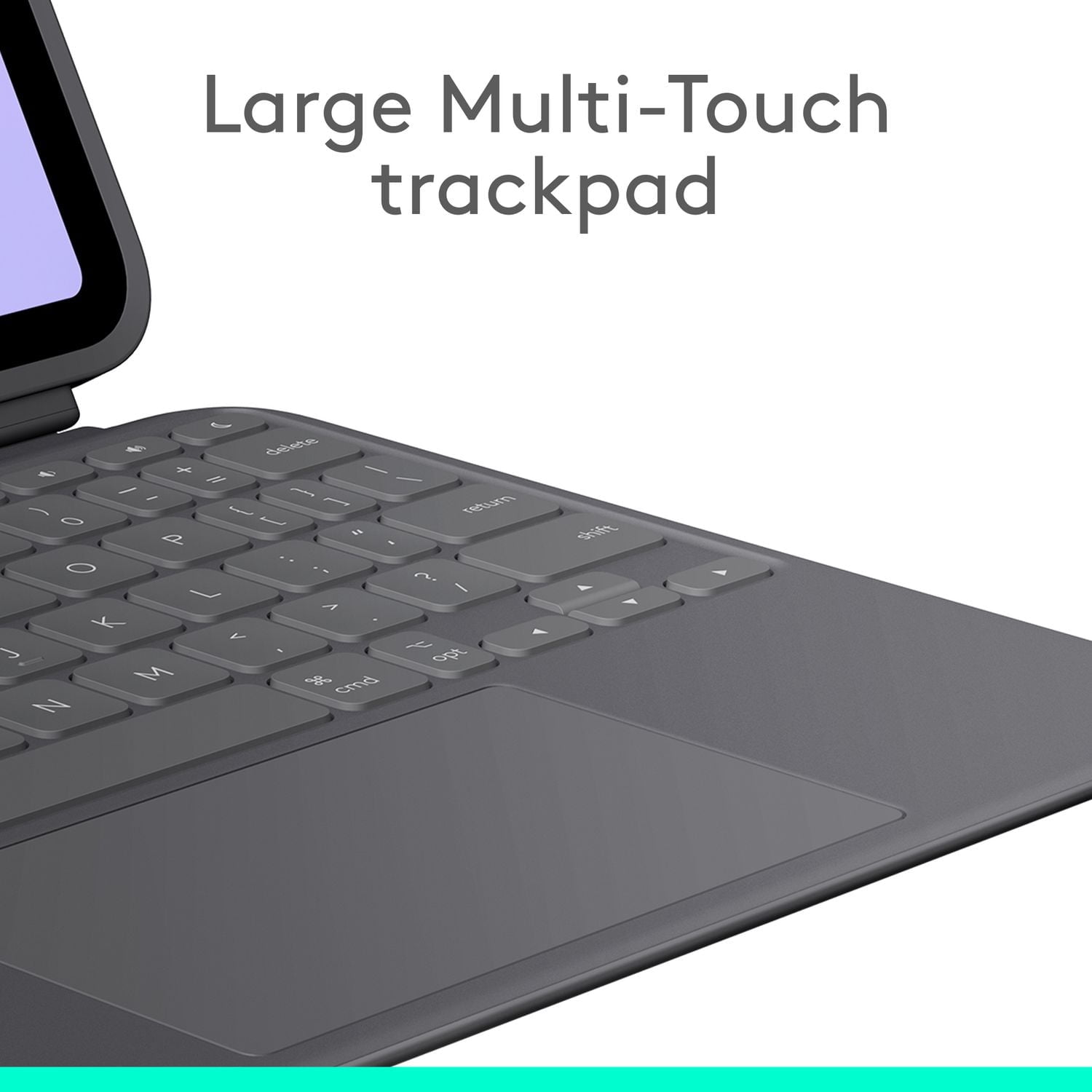 Logitech Combo Touch iPad Pro 11-inch (M4 & M5)(2024 & 2025) Keyboard Case - Detachable backlit keyboard with kickstand, comfortable typing, multi-use mode - Graphite