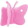 thumbnail image 2 of Tablet Case, Kids Light Weight Case, Cute Butterfly Design Tablets Case Cover with Stand Pencil Holder EVA Foam Full Cover Shockproof Rugged Case 10.1 Inch Gift for Kids(Pink), 2 of 8