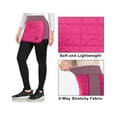 thumbnail image 4 of Little Donkey Andy Women's Lightweight Puffer Sport Skorts Warm Quilted Skirt Outdoors Hiking Running Fuchsia Rose 2XL, 4 of 6