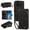 Black, variant on PU Leather Wallet Case for Motorola Moto G 5G 2025/2026 / Moto G Play 2026 6.7",9-Card Holder, Zipper Bills Slot, Magnetic Shoulder Strap & Wristlet Cover,Black