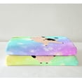 thumbnail image 5 of Cute Cow Sherpa Blanket Farm Animal Blanket for Kids Toddler, Rainbow Galaxy Throw Blanket for Chair Psychedelic Stars Flannel Blanket Baby Size, Rustic Farmhouse Plush Blanket, 5 of 6