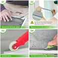 thumbnail image 4 of 2 Rolls Windows Screen and Screen Door Mesh Replacement, 39" x 59" Durable Fiberglass Screen Mesh - Window Screen & Sliding Screen Door Repair for Patio and Windows, Gray, 4 of 7