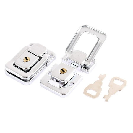 Slide Lock Spring - 2 Pcs Spring Loaded Suitcases Case Box Hasp Latch Lock 47mm x 32mm