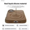 thumbnail image 5 of KOMI Compatible with iPhone 16 Pro Max Case, Premium Liquid Silicone Case, Full Body Protective Cover, Shockproof, Slim Phone Case, Anti-Scratch Soft Microfiber Lining, 6.9 inch Brown, 5 of 5