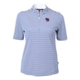 thumbnail image 2 of Women's Cutter & Buck Blue Buffalo Bisons Virtue DryTec Eco Pique Stripe Recycled Top, 2 of 3
