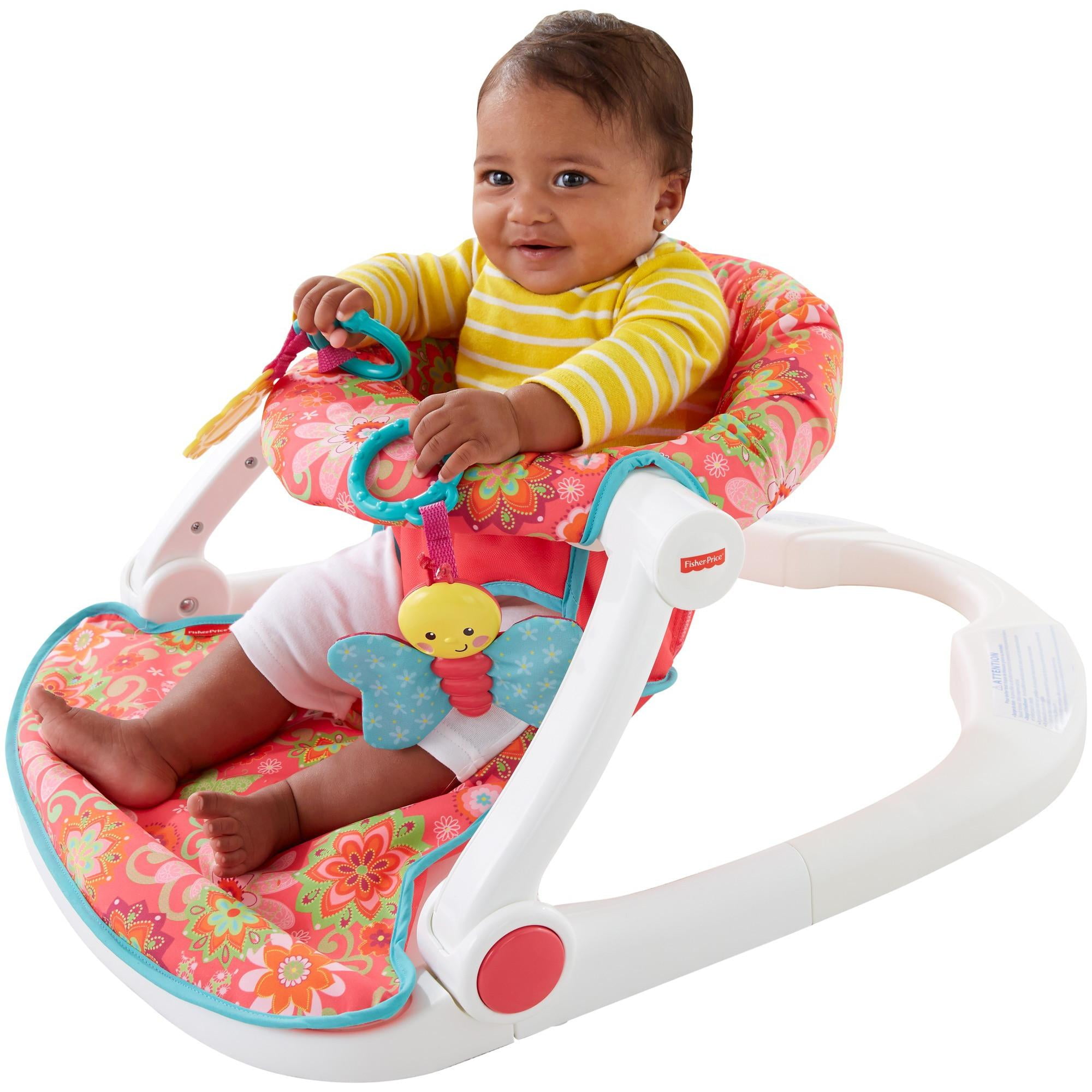 fisher price sit me up floor seat girl