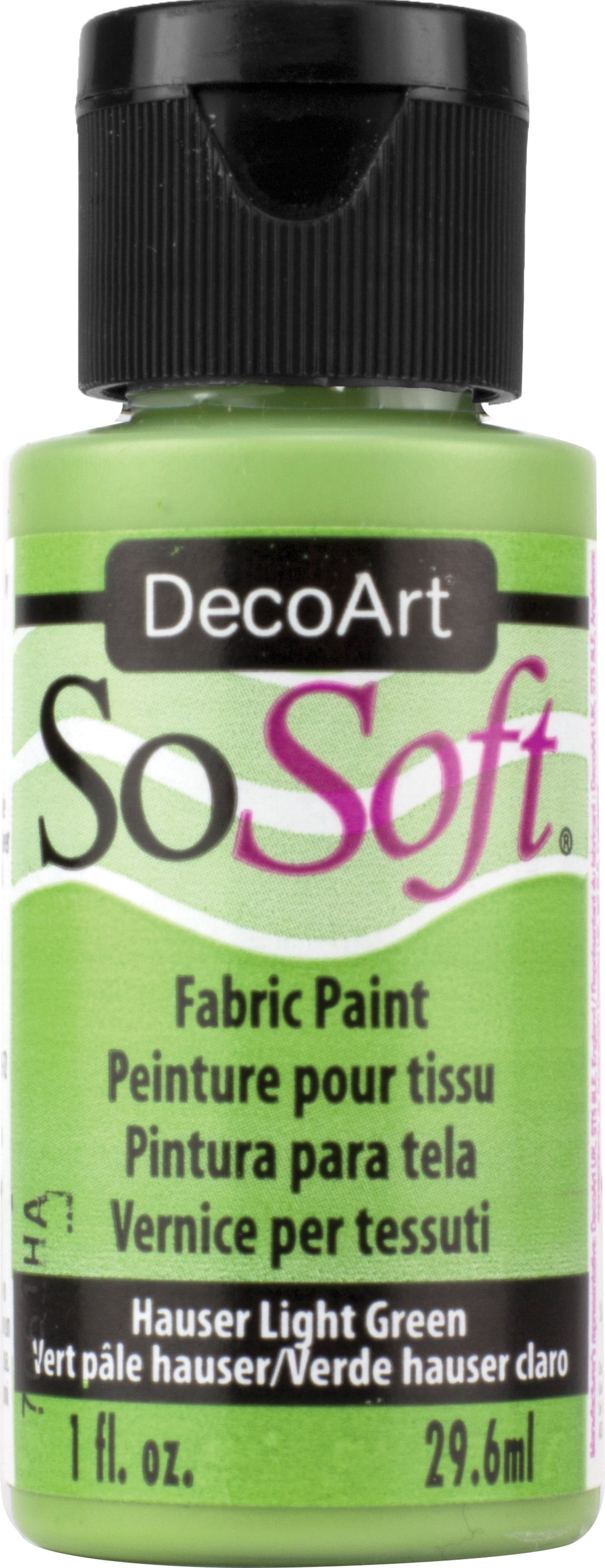 SoSoft Fabric Acrylic Paint 1oz-Hauser Light Green