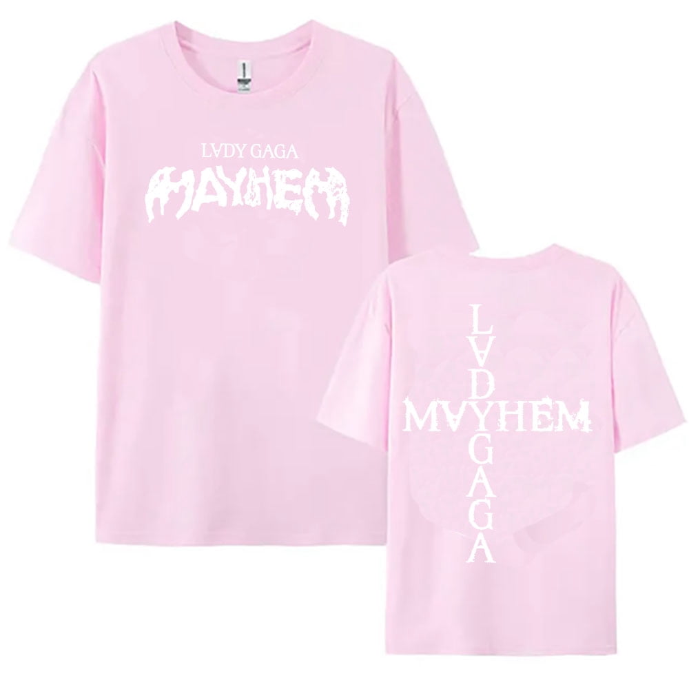 Lady Gaga Mayhem Album 2025 Tshirts New Fashion Singer Printing T