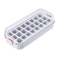 thumbnail image 1 of Naiovety Bandeja de cubitos de hielo cocina transparente tapa Visible bebida congelación glaseado molde reutilizable a prueba de polvo fabricante molde Hardware Blanco Naiovety HA063226-01, 1 of 6