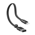 thumbnail image 4 of Cable Corto Carga Rápida Transmisión Datos Baseus 23cm Nylon Negro, 4 of 4