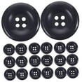 thumbnail image 4 of FOLOYORI 50Pcs Sewing Buttons for Replacement Navy Blue Resin for Clothes, 4 of 8