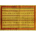 thumbnail image 1 of Ahgly Company Indoor Rectangle Abstract Yellow Modern Area Rugs, 8' x 10', 1 of 4