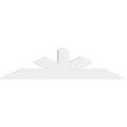 thumbnail image 2 of 48"W x 12"H x 2"D x 4"F, 6/12 Pitch, Saratoga Architectural Grade PVC Gable Bracket, 2 of 9