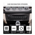 thumbnail image 6 of Soft Carbon Fiber Car Interior Decor Kits For BMW Z4 E89 2009-16 Carbon Fiber Interior Radio Console Frame Cover Trim Sticker, 6 of 11