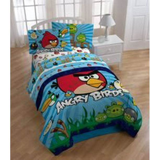 Angry Birds Twin Size Sheet Set