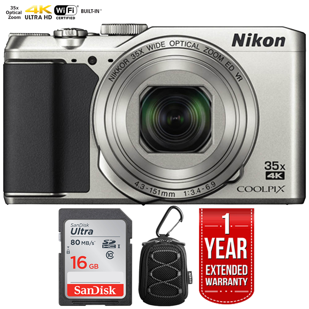 Nikon 26505B COOLPIX A900 20MP 4K WiFi Digital Camera w/ 35x Optical