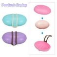 thumbnail image 4 of Uxcell Travel Soap Holder, 2 Pack Soap Bar Box Container with Band Light Blue Purple, 4 of 5