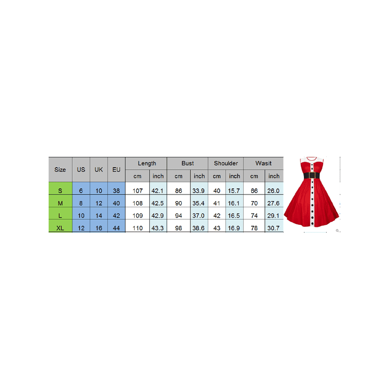 Dresslily plus size clearance chart