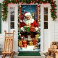 thumbnail image 4 of Hometravel Christmas Door Curtain Decor, Seasonal Entryway Display Piece, Large Scale Wall Hanging for Holiday Festival Atmosphere, 4 of 6