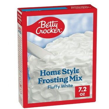 Betty Crocker HomeStyle Fluffy White Frosting Mix, 7.2 oz. (Pack of 2)